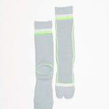 ND21X013 PILE&MESH SOCKS - GRAY