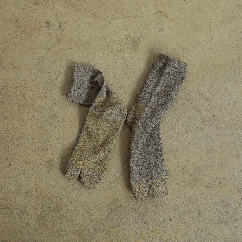 ND21X005 COTTON SILK SOCKS - YELLOW