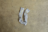 ND21X022GR-ML NODAL LOGO SOCKS - GRAY x YELLOW