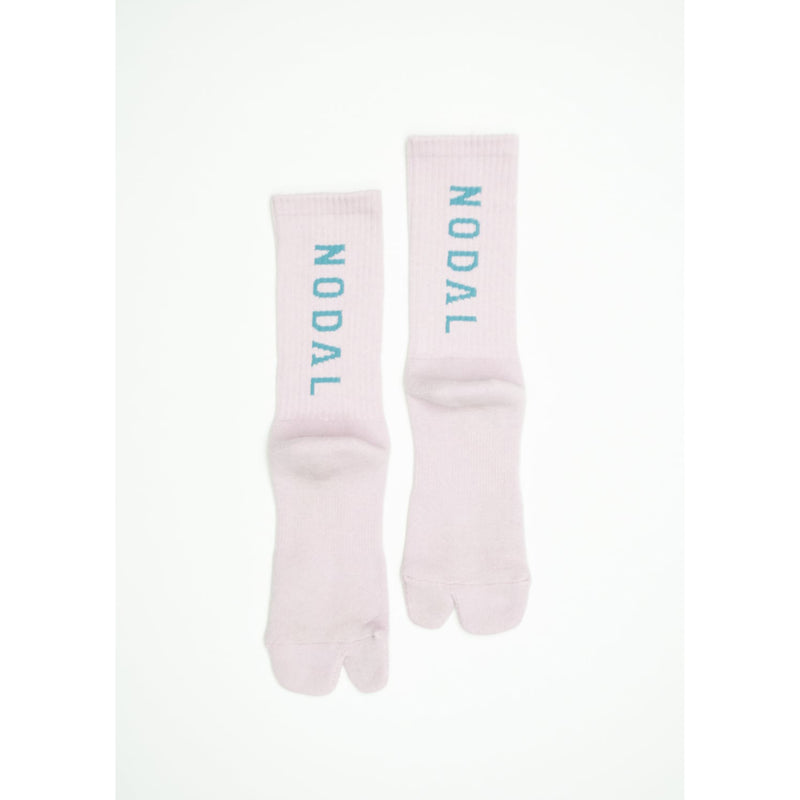 ND21X022PK-ML NODAL LOGO SOCKS - PINK x GRAY
