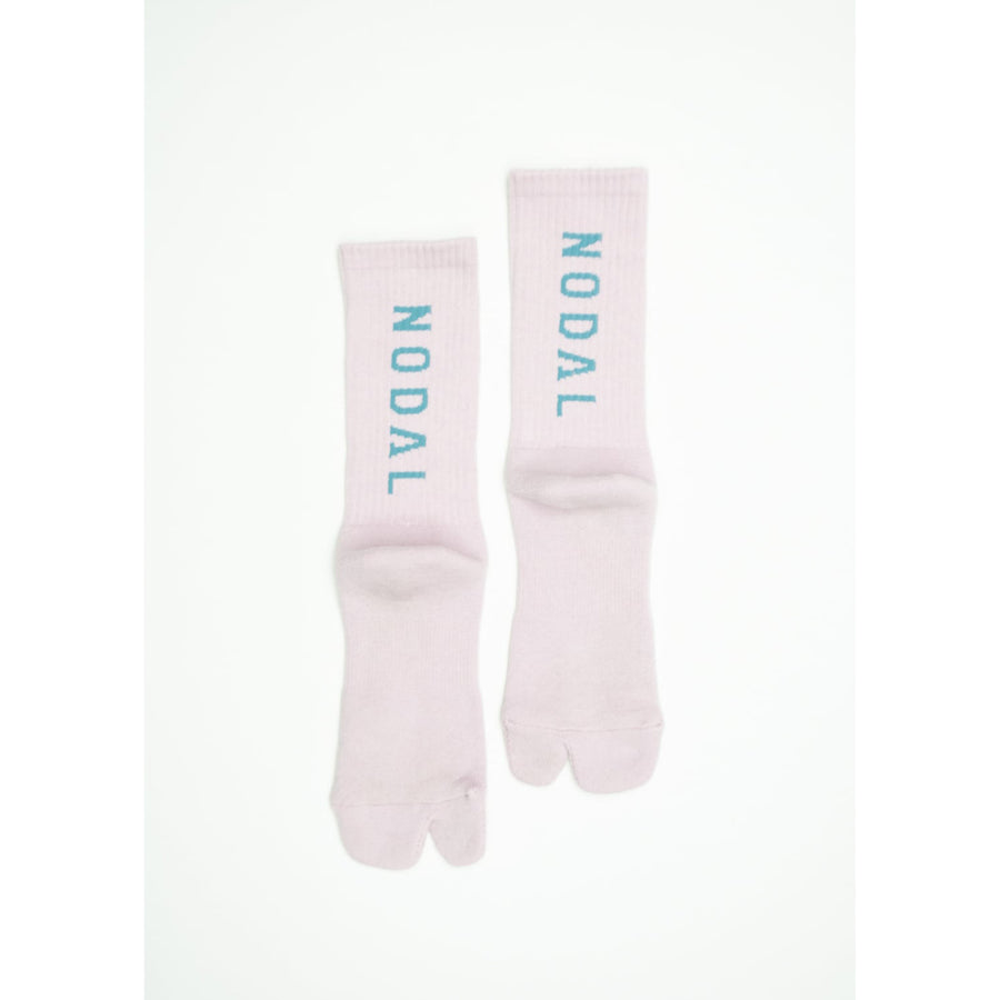 ND21X022PK-ML NODAL LOGO SOCKS - PINK x GRAY