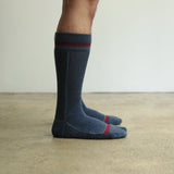 ND21X013NV PILE&MESH SOCKS - NAVY