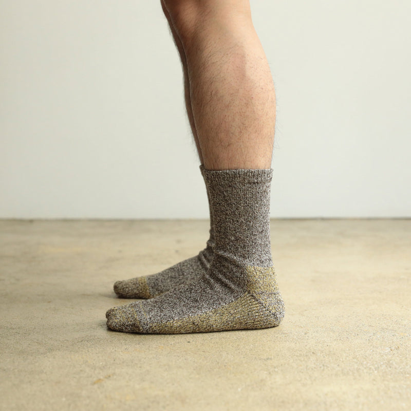 ND21X005 COTTON SILK SOCKS - YELLOW
