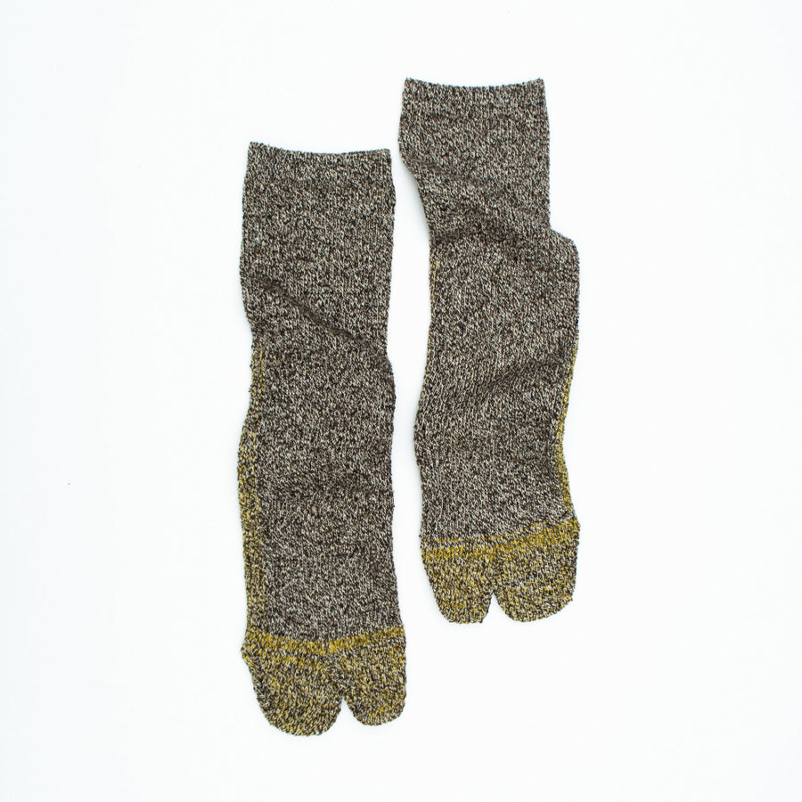 ND21X005 COTTON SILK SOCKS - YELLOW