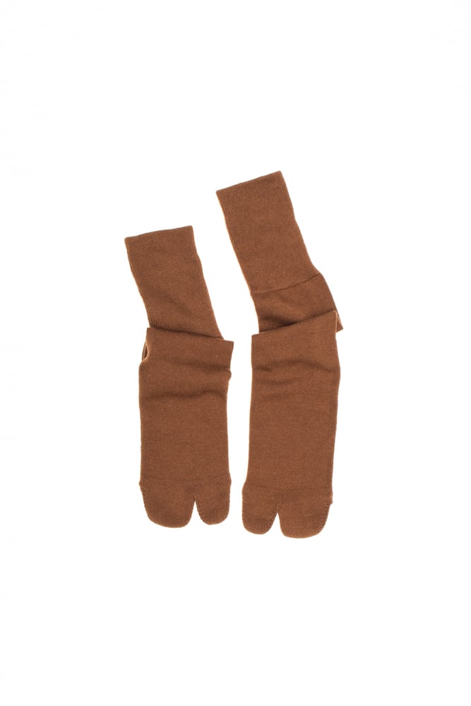 ND21X015BR NEW STANDARD SOCKS - BROWN