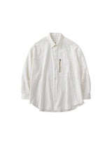 963391 ORGANIC COTTON MILITARY ZIP SHIRT