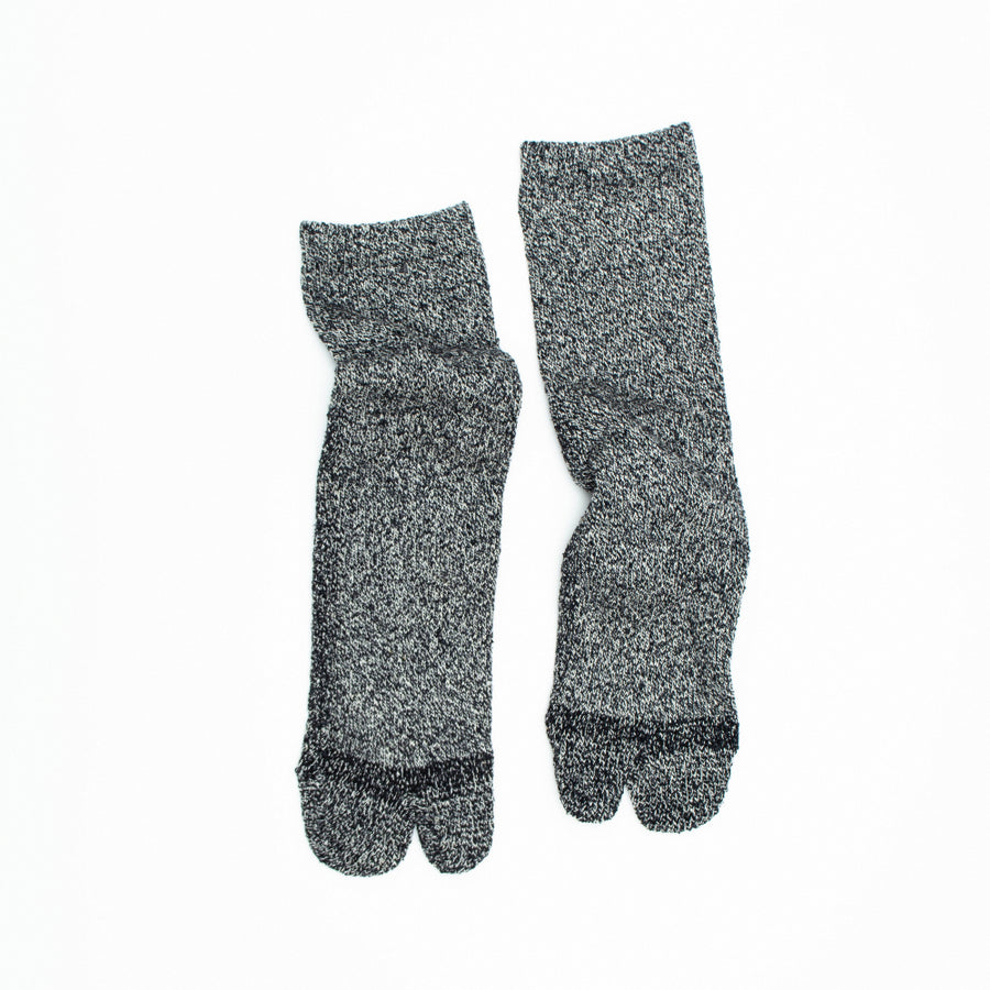 ND21X005 COTTON SILK SOCKS - BLACK