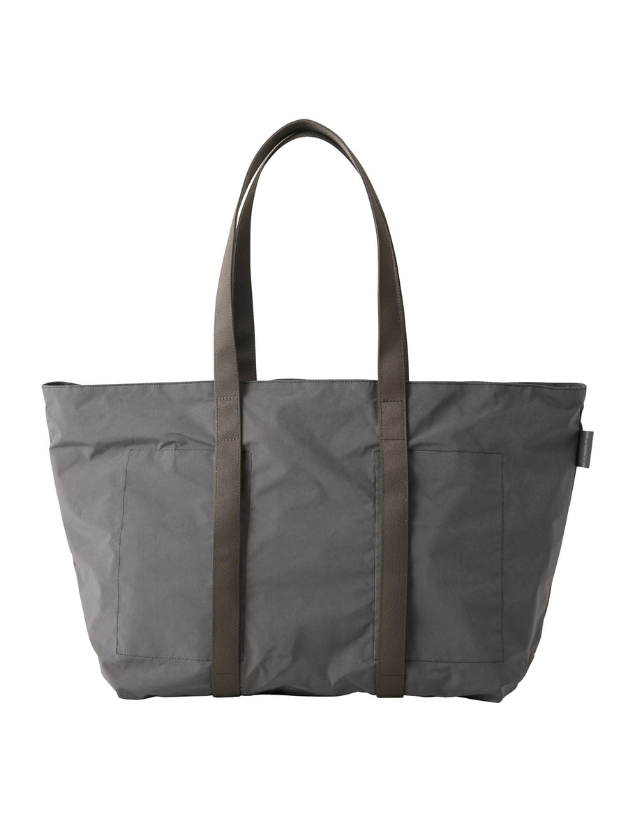 F032-GR SPLIT YARN TOTE GRAY