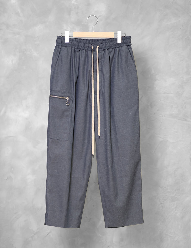 ANEI AN0221-S0802 IT SLACKS WIDE ZIP PKT IN MIX GREY