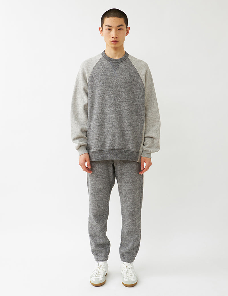 ATELIER BÉTON 222-21H BICOLOR SWEAT CREW NECK