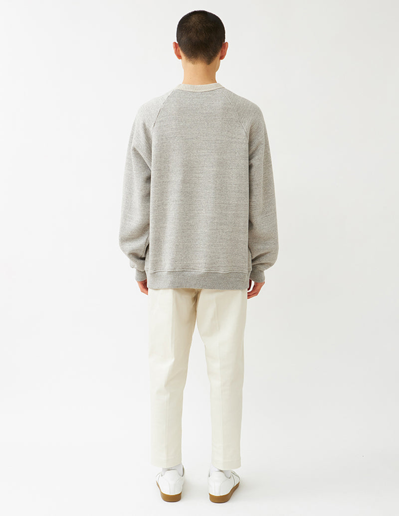 ATELIER BÉTON 222-21H BICOLOR SWEAT CREW NECK