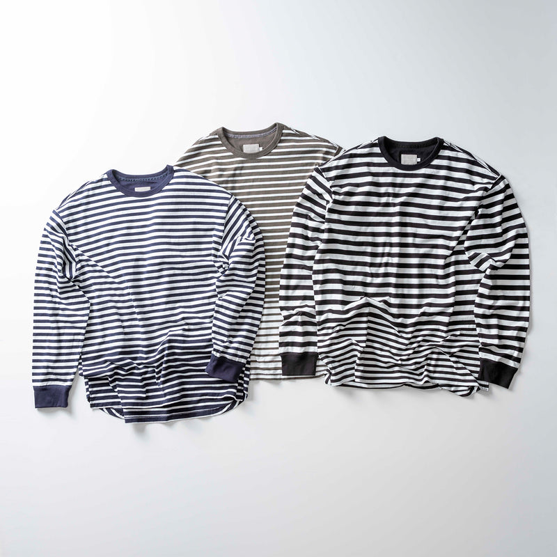 CURLY & Co. 223-31081 DOUBLE BORDER L/S TEE