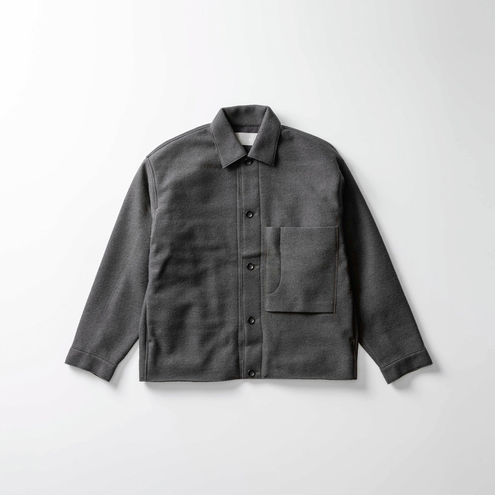 Curly&Co.223-36101 COMPRESS WOOL CROPPED JACKET – hideandseekStore