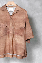 RE22SS-SH04 PO OPEN COLLAR SHIRT