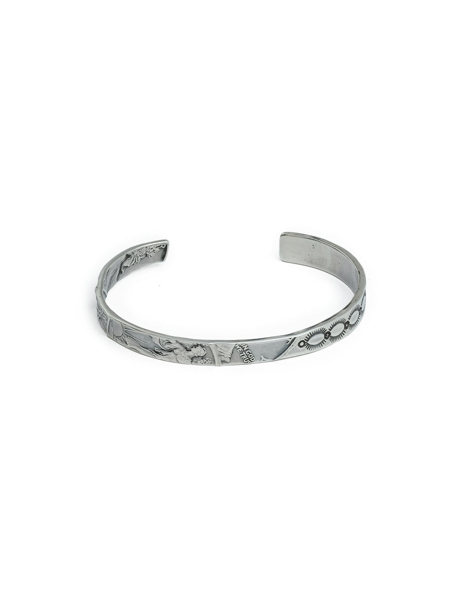 E-053 COIN STAMP BANGLE