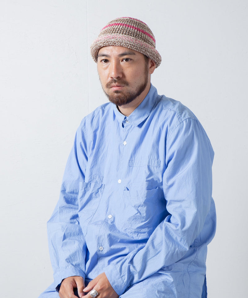 IA-23-080 JAPANESE PAPER BORDER KNIT CAP