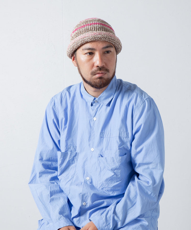 IA-23-080 JAPANESE PAPER BORDER KNIT CAP