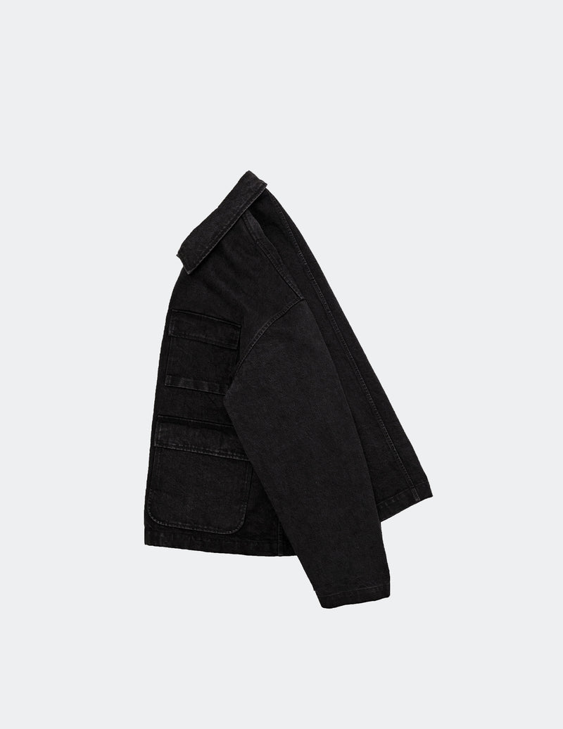 KON-JK03223 DENIM COVERALL JACKET