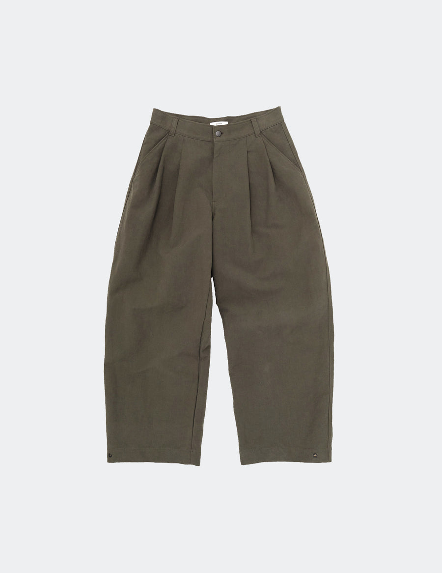 KON-PT01223 BRUSHED COTTON WIDE PANTS