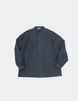 KON-SH02223 BAND COLLAR PLACKET SHIRT