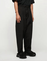 LOWNN ORO NYLON 2 PLEATS PANTS