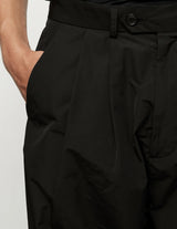 LOWNN ORO NYLON 2 PLEATS PANTS