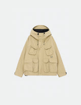 A23A-03BL01C ORGANIC COTTON ALL WEATHER CLOTH FISHERMAN JACKET