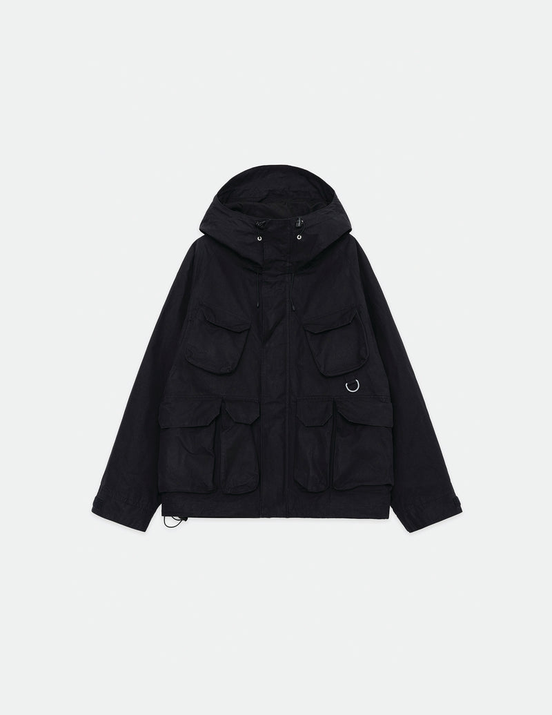 A23A-03BL01C ORGANIC COTTON ALL WEATHER CLOTH FISHERMAN JACKET