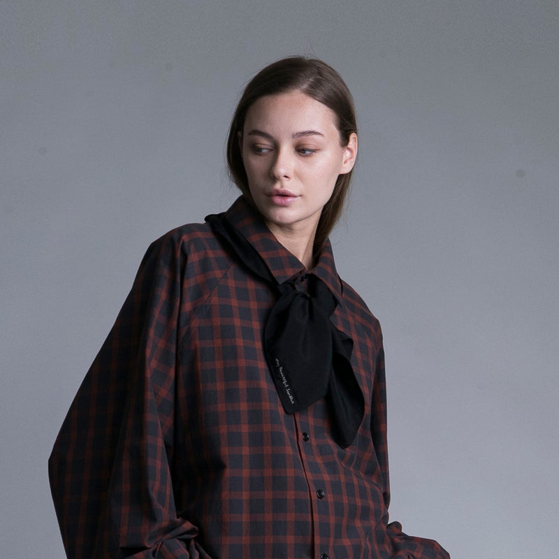 WM12-AC231124 DYED CUPRO TAFFETA SCARF