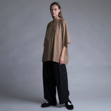 WM13-TP231131 TIGHT-SLITCHED SINGLE JERSEY OVERSIZED T-SHIRT