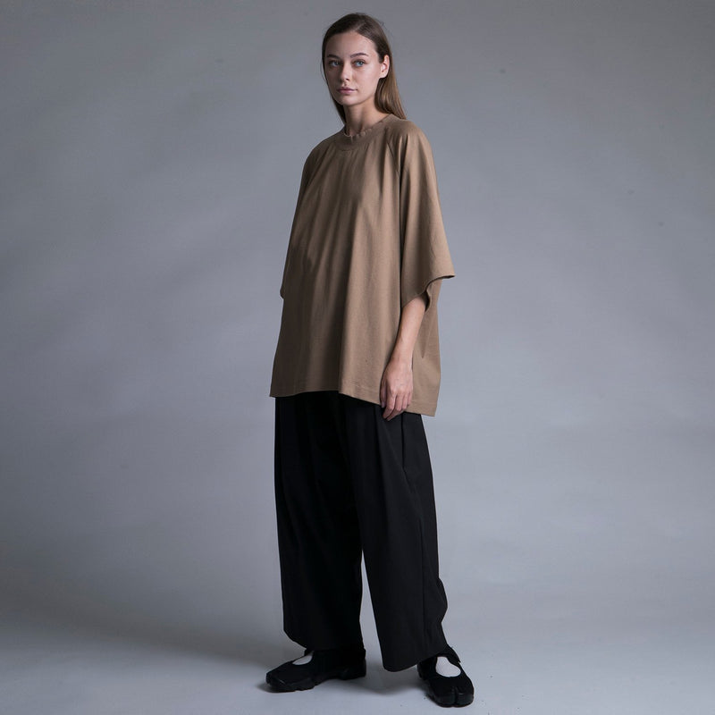 WM13-TP231131 TIGHT-SLITCHED SINGLE JERSEY OVERSIZED T-SHIRT