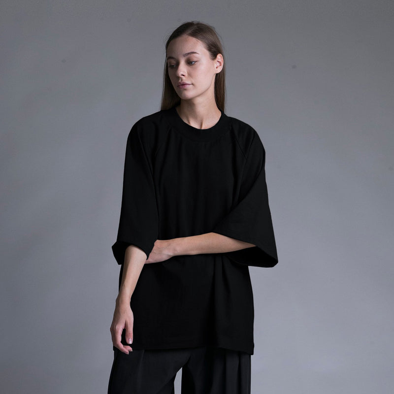 WM13-TP231131 TIGHT-SLITCHED SINGLE JERSEY OVERSIZED T-SHIRT