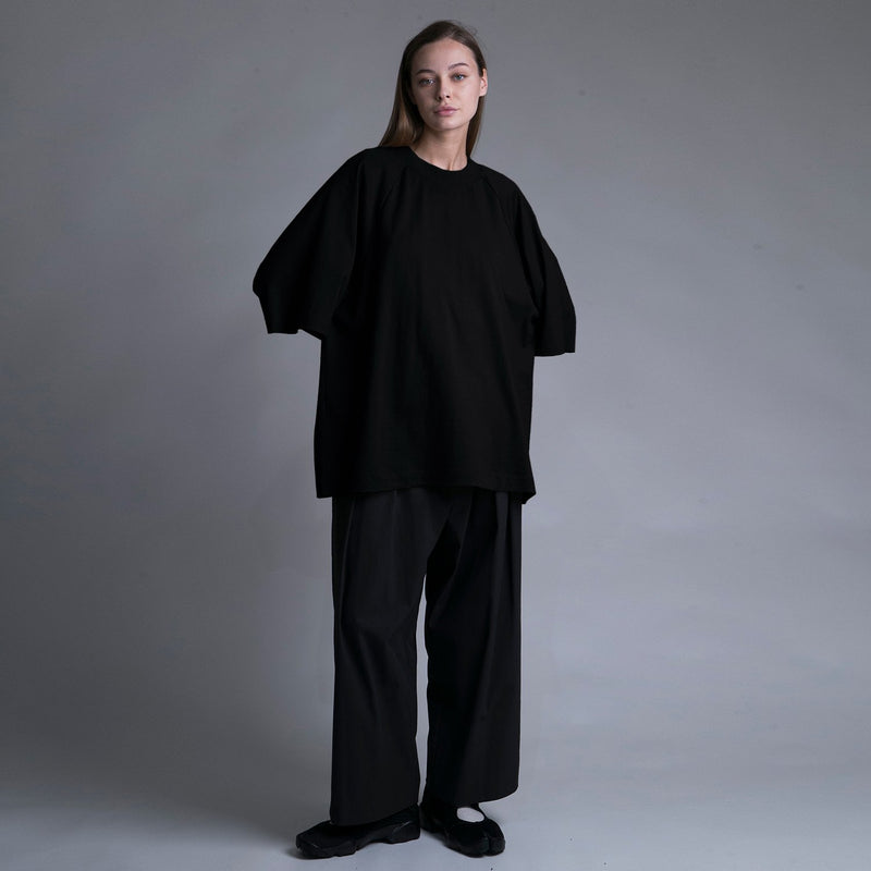 WM13-TP231131 TIGHT-SLITCHED SINGLE JERSEY OVERSIZED T-SHIRT
