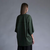 WM13-TP231131 TIGHT-SLITCHED SINGLE JERSEY OVERSIZED T-SHIRT