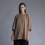 WM13-TP231131 TIGHT-SLITCHED SINGLE JERSEY OVERSIZED T-SHIRT