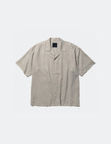 MW-SH23108 SIDE SLIT OPEN COLLAR SHIRT