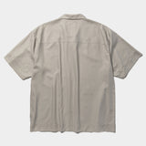 MW-SH23108 SIDE SLIT OPEN COLLAR SHIRT