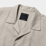 MW-SH23108 SIDE SLIT OPEN COLLAR SHIRT