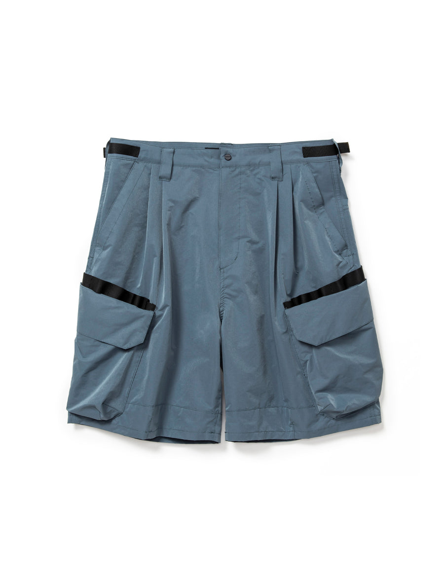 MW-PT22105 CRISP NYLON LUGGAGE CARGO SHORTS