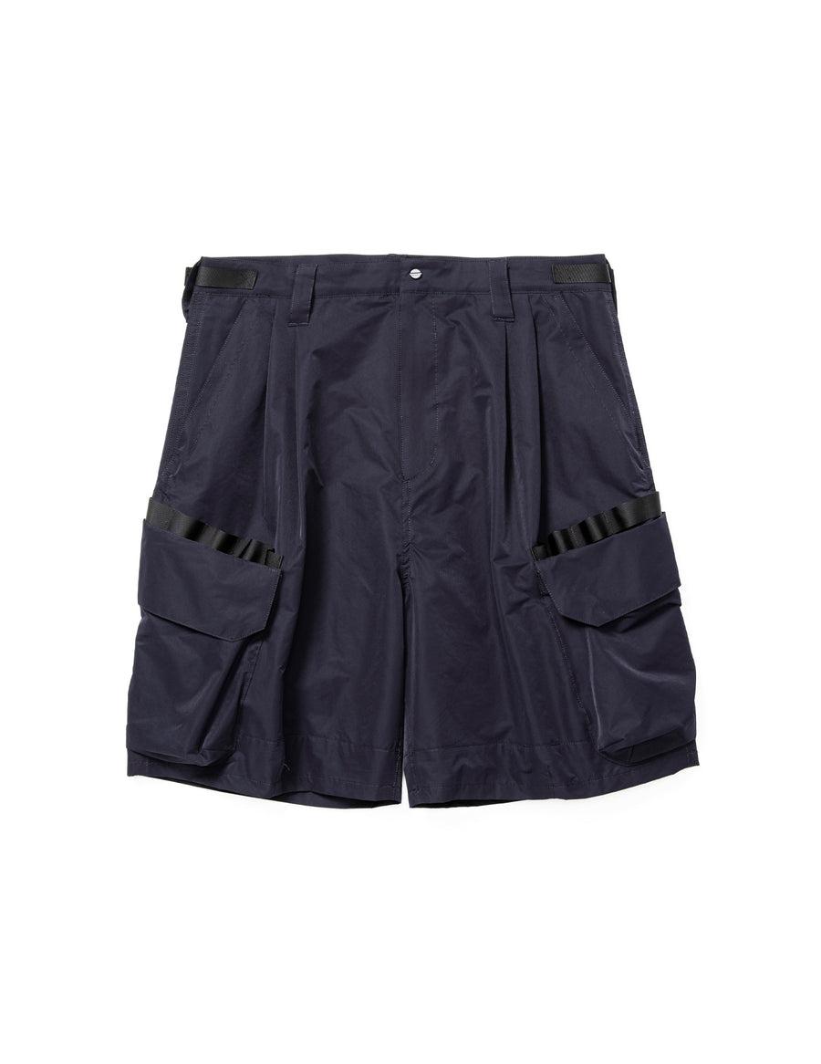 MW-PT22105 CRISP NYLON LUGGAGE CARGO SHORTS