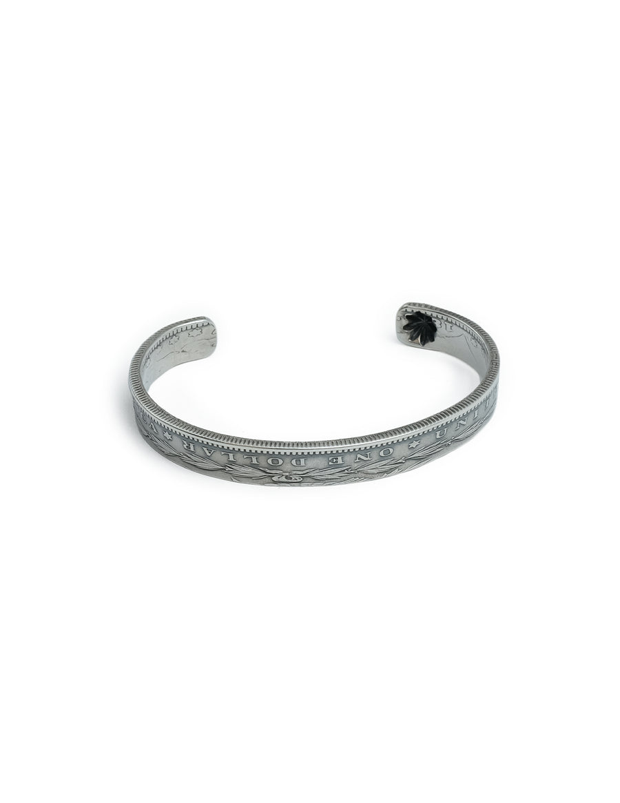 N-313 MORGAN DOLLAR TURQUOISE BANGLE