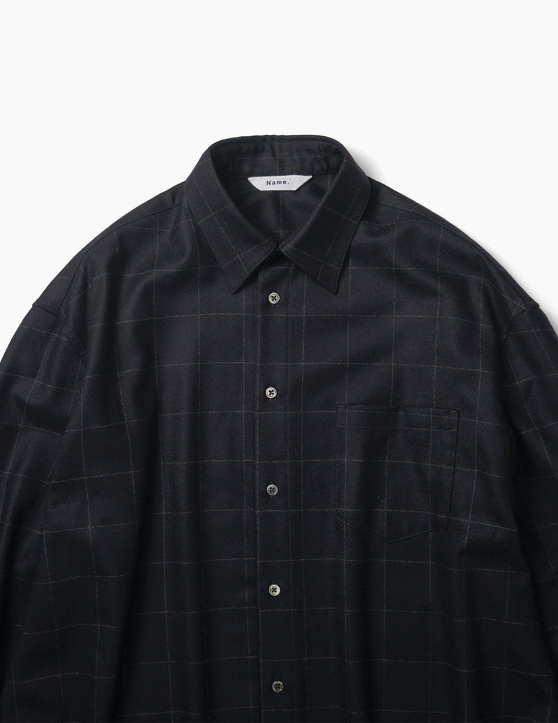 Name. NMSH-22AW-002 FLANNEL WINDOWPANE SHIRT