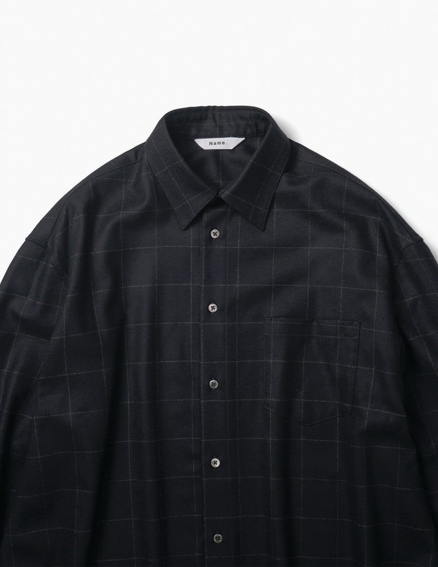 Name. NMSH-22AW-002 FLANNEL WINDOWPANE SHIRT