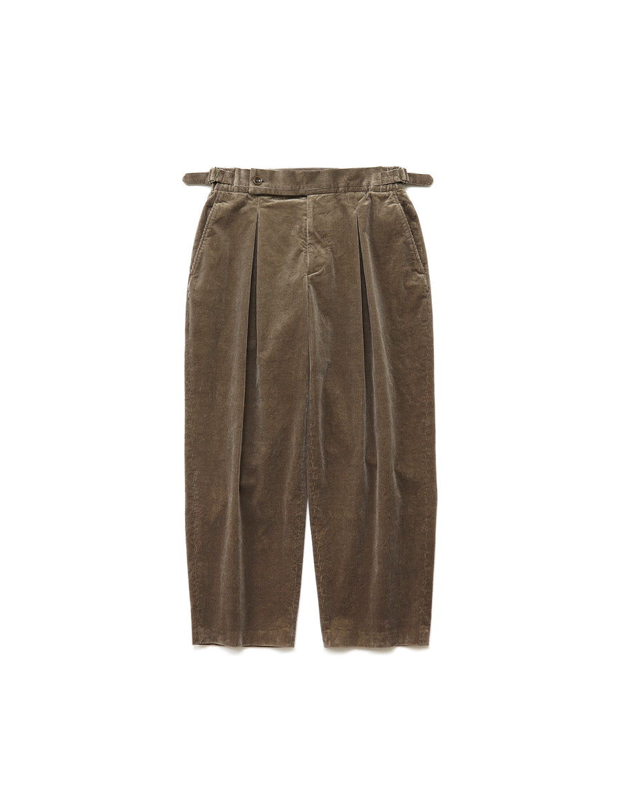 SAYATOMO SYT-22AW-P02 2-TUCK CORDUROY TROUSERS