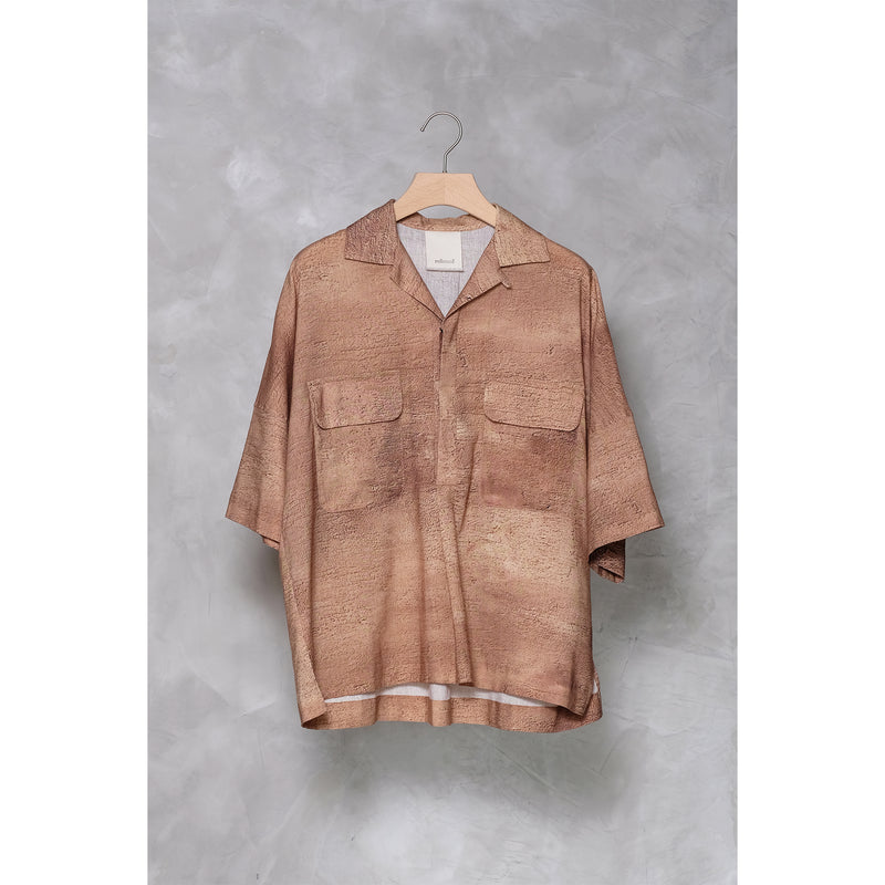 RE22SS-SH04 PO OPEN COLLAR SHIRT