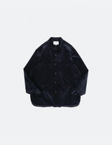 SH04224 CORDUROY BAND COLLAR SHIRT