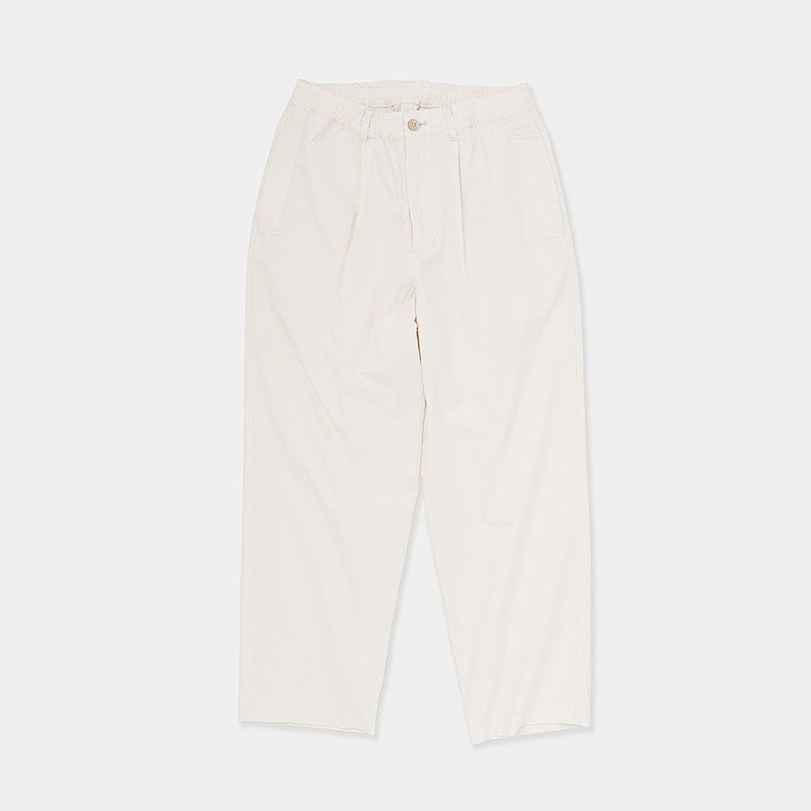 PT01222 COTTON SILK ONE TUCK EASY PANTS
