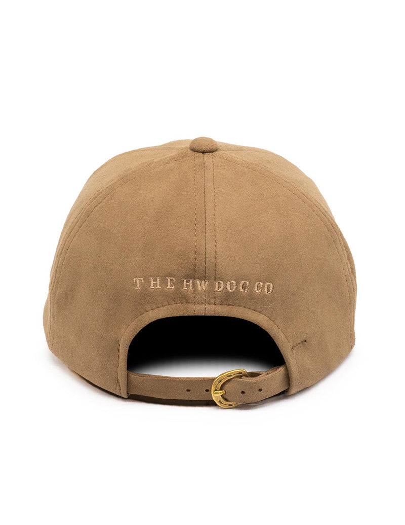 THE H.W. DOG CO. D-00601 SUEDE CAP IN BEIGE