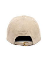 THE H.W. DOG CO. D-00601 SUEDE CAP IN LIGHT BEIGE