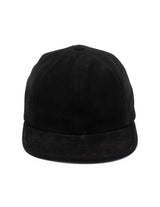 THE H.W. DOG CO. D-00601 SUEDE CAP IN BLACK
